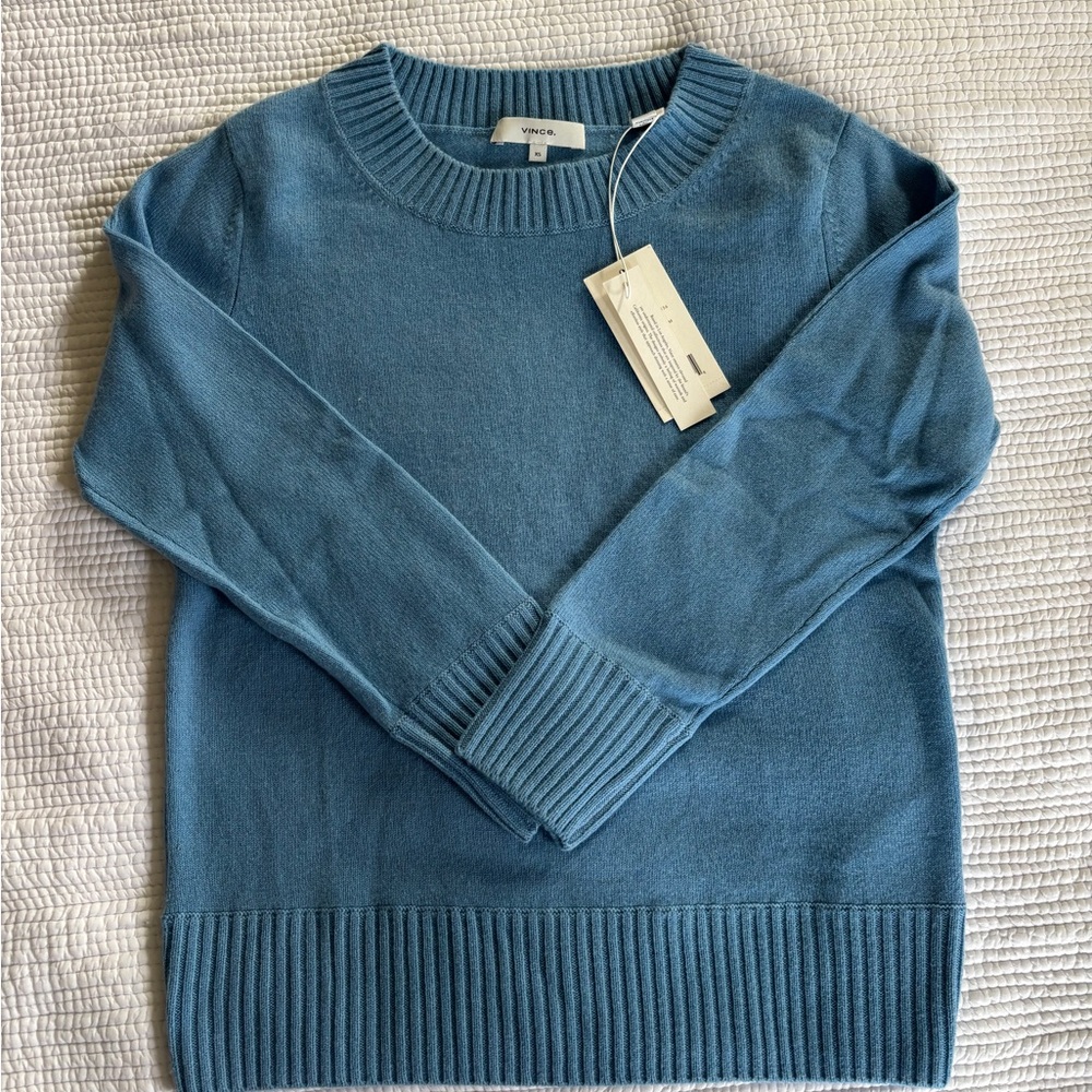 NEW! Vince Blue Cashmere Sweater